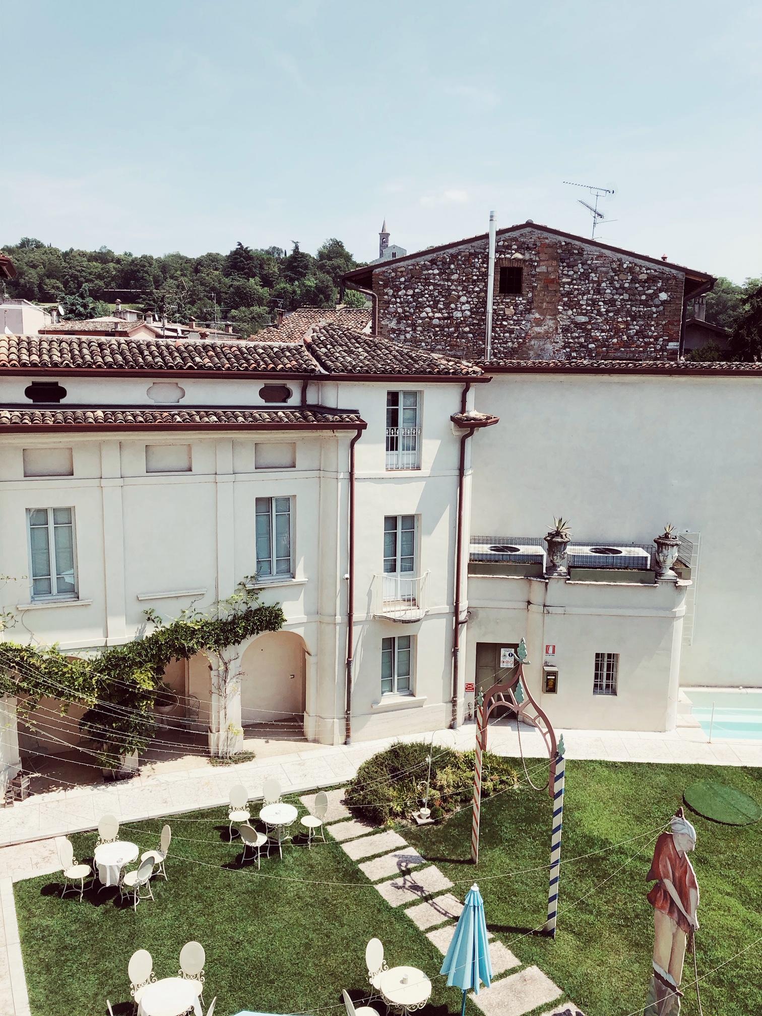 Hotel Palazzo Novello Montichiari Buitenkant foto